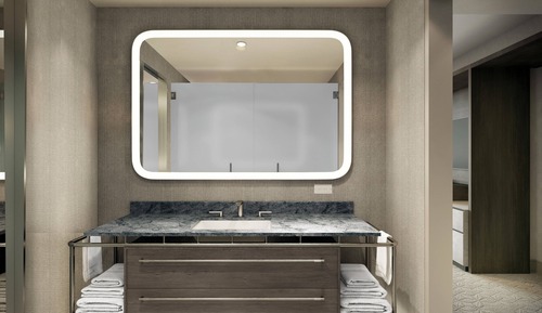 Zimmer, 1 King-Bett und Schlafsofa, Eckzimmer