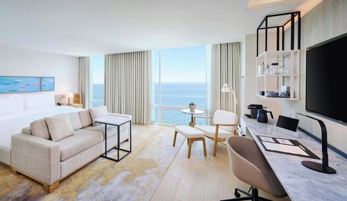 Studiosuite, 1 King-Bett und Schlafsofa, Seeblick