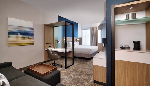 Suite, 1 King-Bett und Schlafsofa, Bergblick