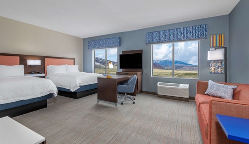 Suite, 2 Queen-Betten, barrierefrei, Kühlschrank und Mikrowelle (Hearing)