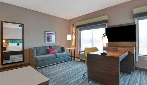 Studio, 1 King-Bett, Kühlschrank und Mikrowelle (Wet bar)