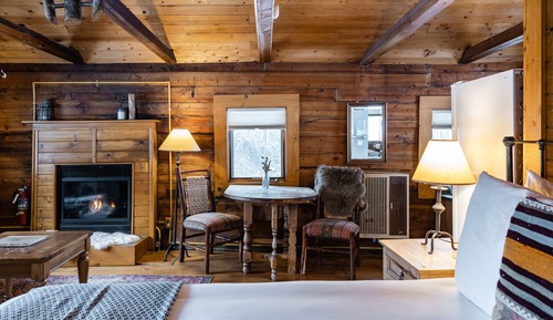 Ferienhütte, 1 Queen-Bett, Bergblick (McGee)