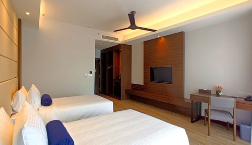 Deluxe-Zimmer, 2 Einzelbetten, Stadtblick