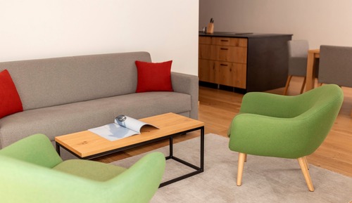 Premium Apartment (1 Schlafzimmer) mit Balkon oder Terrasse