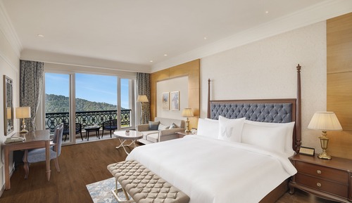 Deluxe-Zimmer, Mehrere Betten, Bergblick (Deluxe Room)