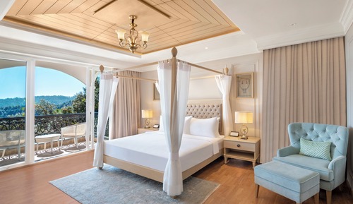 Suite, 1 King-Bett, Bergblick (The Petunia Cottage)
