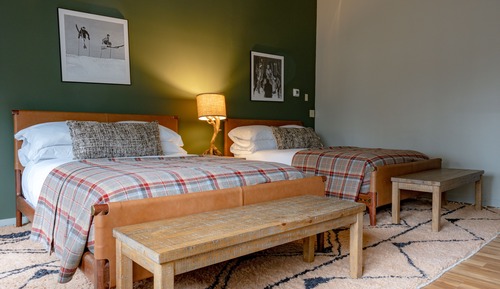 Deluxe-Ferienhütte, 2 Schlafzimmer, Bergblick