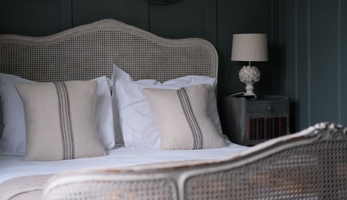 Deluxe-Doppelzimmer, mit Bad, Gartenblick