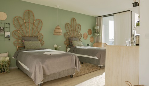 Zweibettzimmer, Meerblick