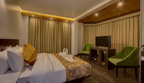 Luxury-Zimmer, Balkon, Talblick