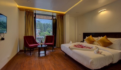 Deluxe-Doppelzimmer, Nichtraucher, Talblick
