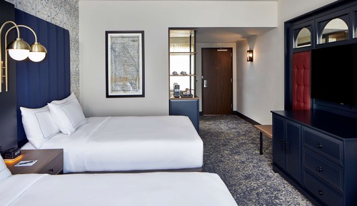 Zimmer, 2 Queen-Betten, barrierefrei (3x3 Shower)