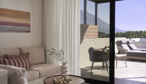 Junior-Studiosuite, eigener Pool, Meerblick (Cozy Pool)