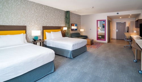 Studio, 2 Queen-Betten, barrierefrei, Badewanne (Mobility & Hearing)