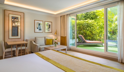 Standardzimmer, Gartenblick (2 adults + 1 child)