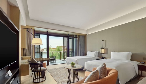 Grand-Zimmer, 2 Einzelbetten, Seeblick
