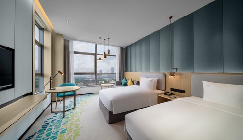 Standardzimmer, 2 Doppelbetten, Seeblick