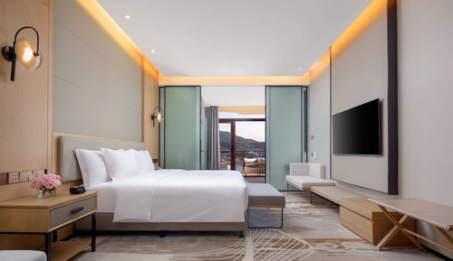 Standardzimmer, 1 King-Bett, Hafenblick