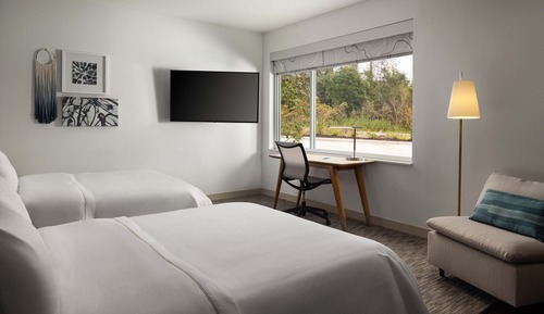 Studio, 1 Queen-Bett und Schlafsofa, Nichtraucher (Mobility Accessible, Roll-In Shower)