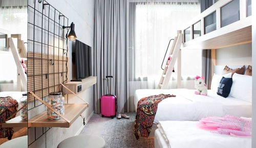 Familienzimmer, 1 Queen-Bett und Schlafsofa, Ausblick