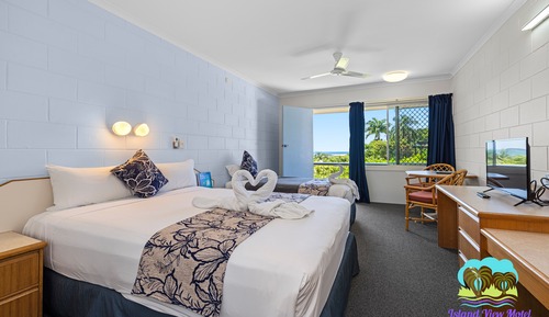 Panorama-Zimmer, Mehrere Betten, Nichtraucher, Meerblick