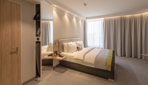 Standardzimmer, 1 Queen-Bett, barrierearm (Mobility, Roll-In Shower)