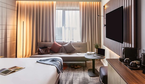 Family Room Queen with Double Sofa Bed