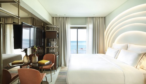 Classic-Zimmer, 1 King-Bett, Meerblick