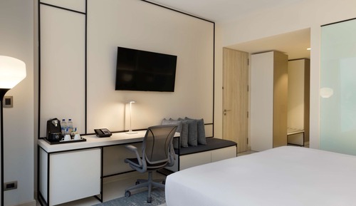 Zimmer, 1 King-Bett, barrierefrei (3x3 Shower)