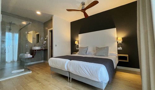 Deluxe-Doppelzimmer, Blick auf den Golfplatz