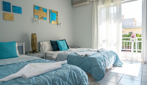 Standard-Dreibettzimmer, Küche, Turm