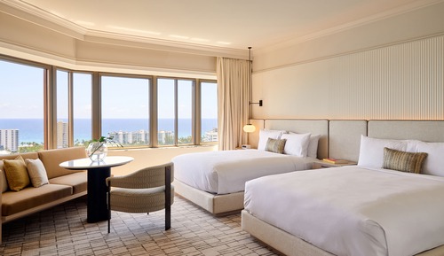 Ocean View Studio Double Queen