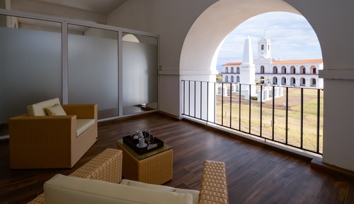 Superior-Doppel- oder -Zweibettzimmer, Terrasse, Talblick