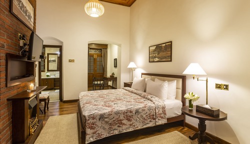 Deluxe-Doppelzimmer, 1 Doppelbett, Gartenblick