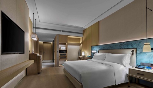 Zimmer, 1 King-Bett, barrierefrei
