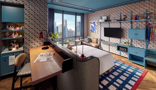 Zimmer, 1 King-Bett (Medium Plus Urban)