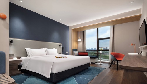 Standardzimmer, 1 King-Bett, Flussblick