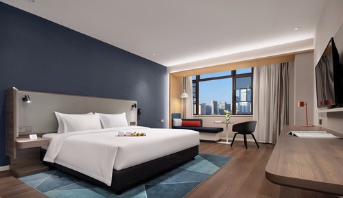 Standardzimmer, 1 King-Bett, Stadtblick