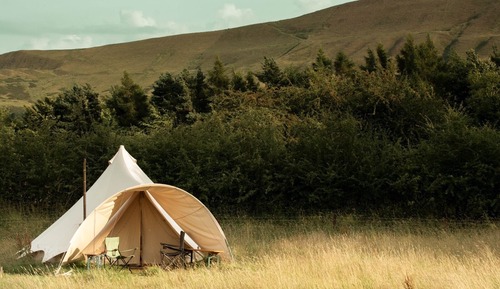 Superior-Zelt, eigenes Bad, Bergblick (Couples-Only)