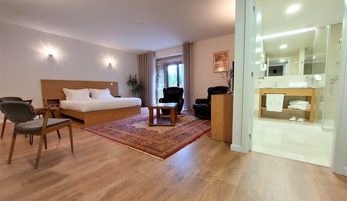 Superior-Studiosuite, 1 King-Bett, Terrasse, zum Garten hin