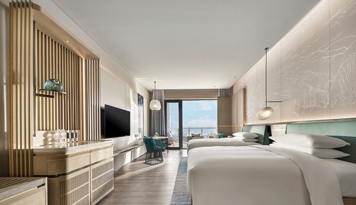 Deluxe-Zimmer, 2 Doppelbetten, Nichtraucher (Balcony)