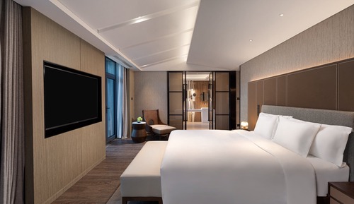 Premium-Zimmer, 1 King-Bett, Seeblick
