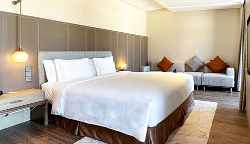 Premium-Zimmer, 1 King-Bett, Seeblick