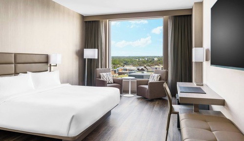 Zimmer, 1 King-Bett, Stadtblick (Mobility Accessible, Roll-In Shower)