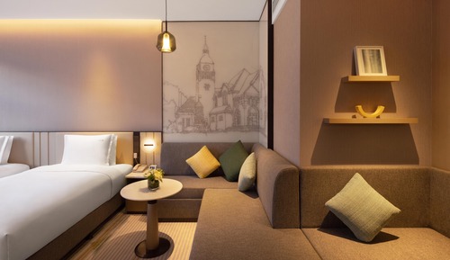 Standardzimmer, 2 Einzelbetten, Stadtblick