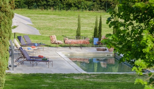 Deluxe-Haus, eigenes Bad, Gartenblick (Entière)