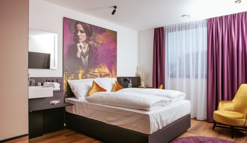 Comfort-Doppelzimmer, 1 Queen-Bett und Schlafsofa