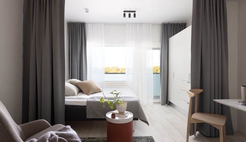 Medium studio with a view