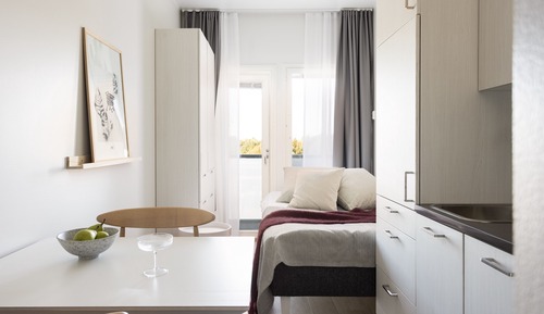 Mini studio with a view