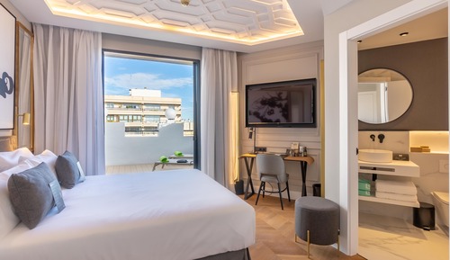 Premium-Zimmer, Terrasse